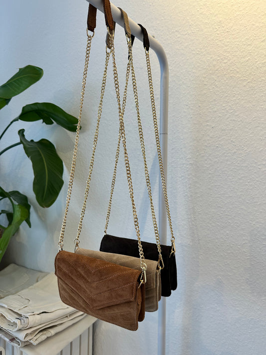 Leder clutch