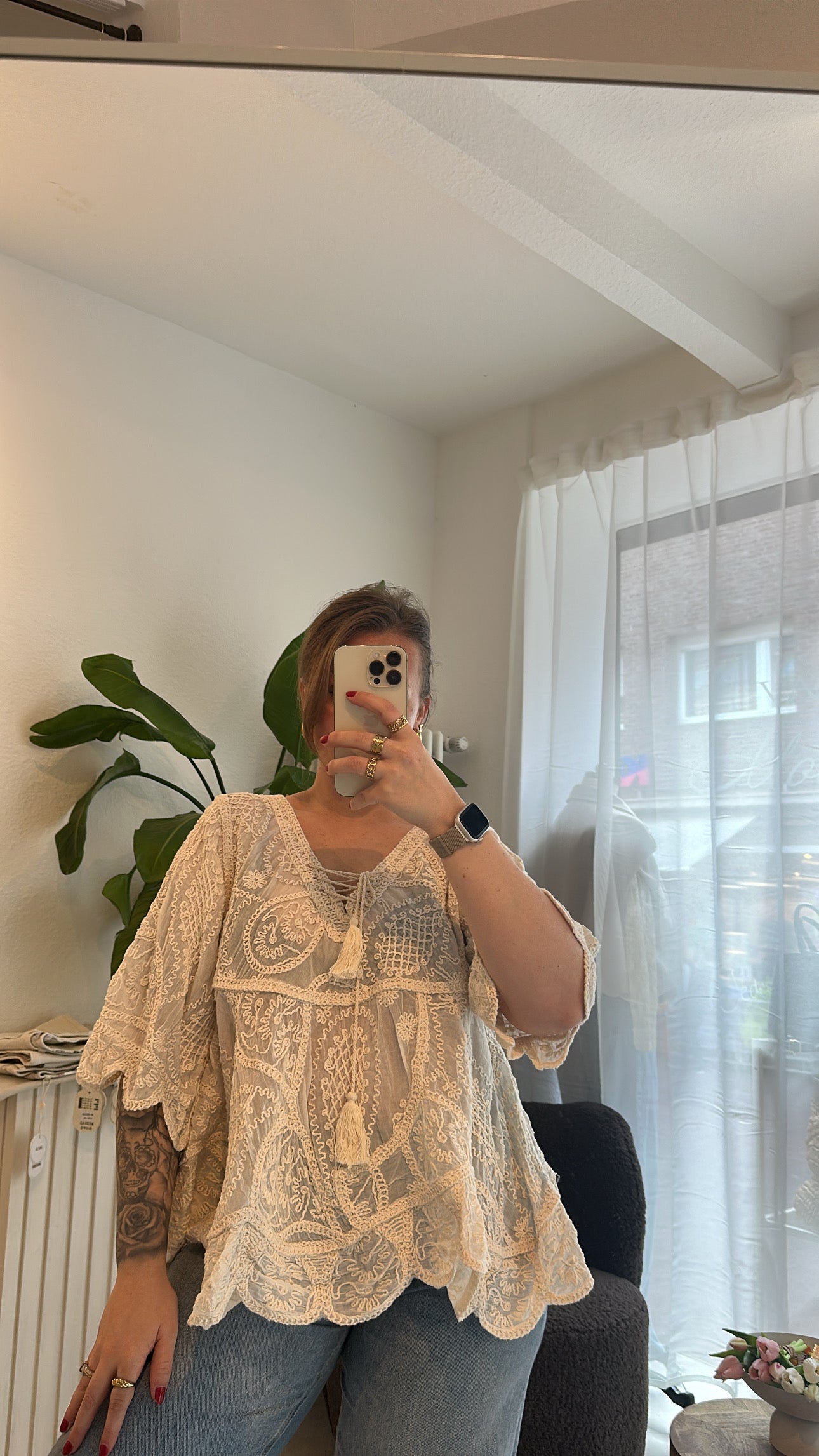 Boho Bluse