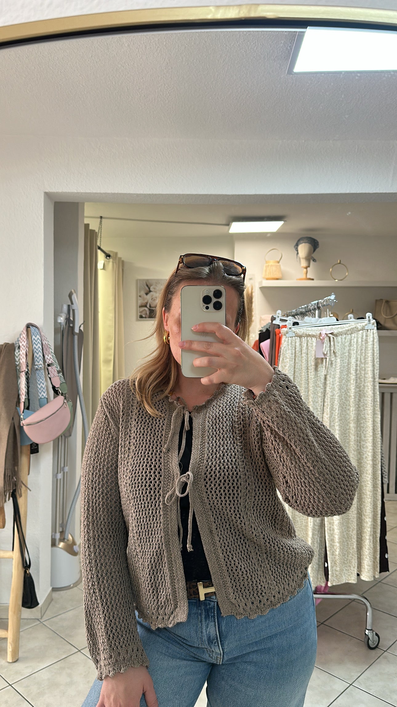 Strick Jacke