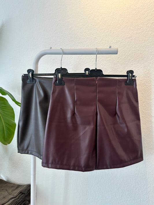 Kunst Leder Hosen Rock