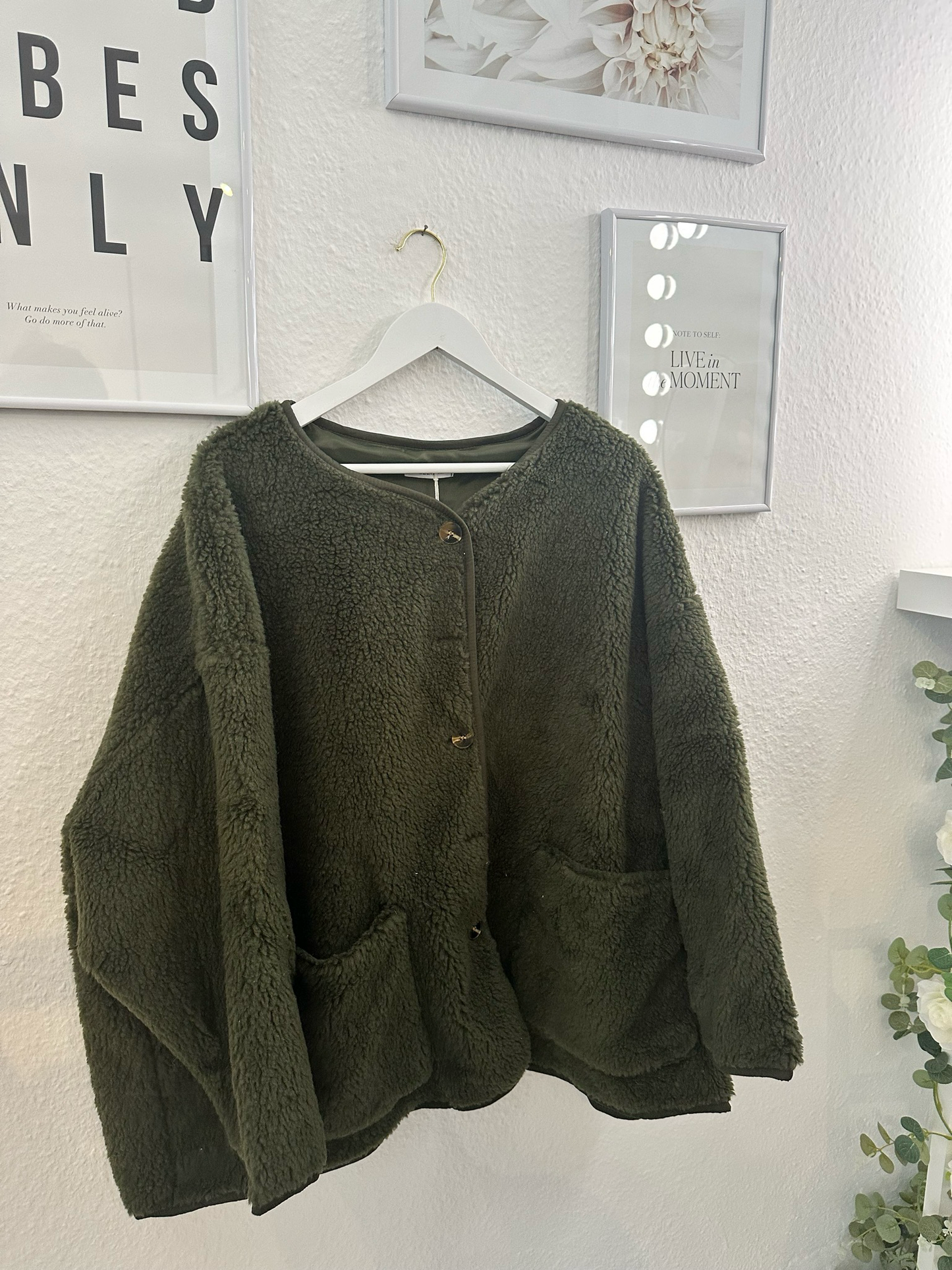 Teddy Oversize Jacke