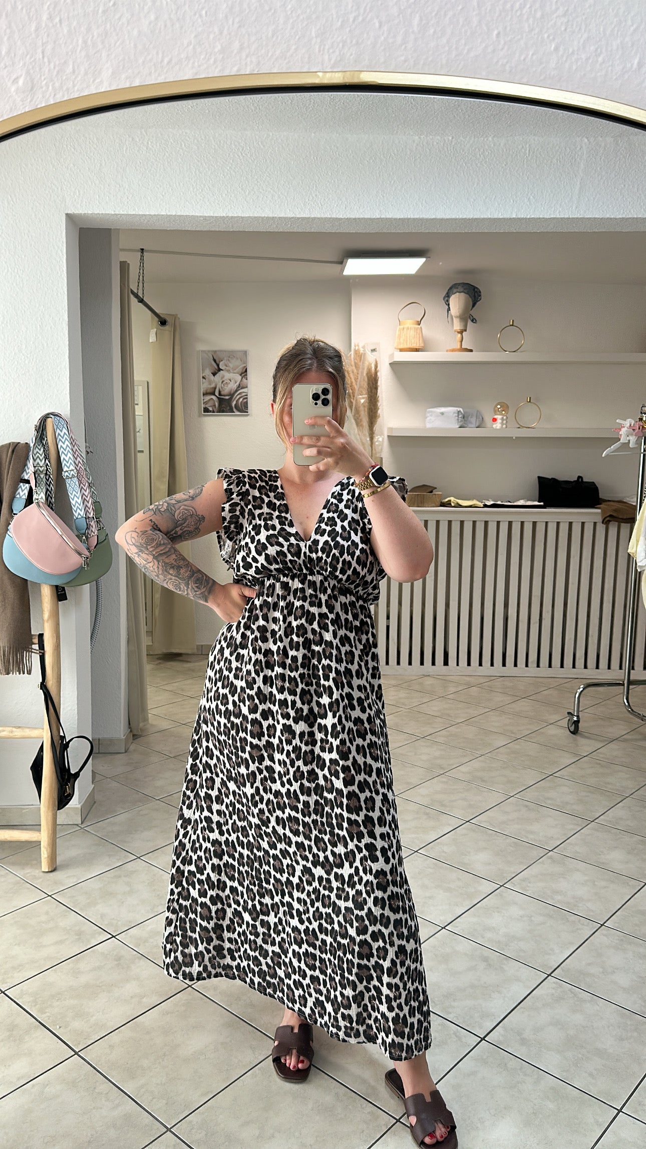 Leo Musselin Kleid