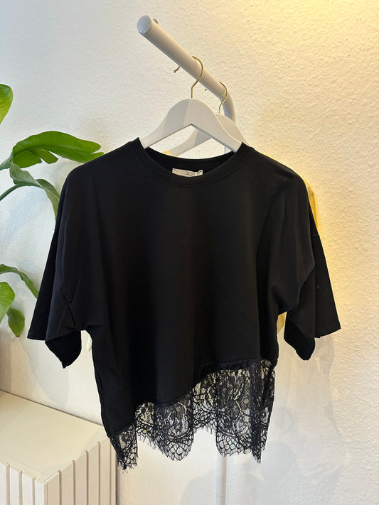 Shirt mit spitze
