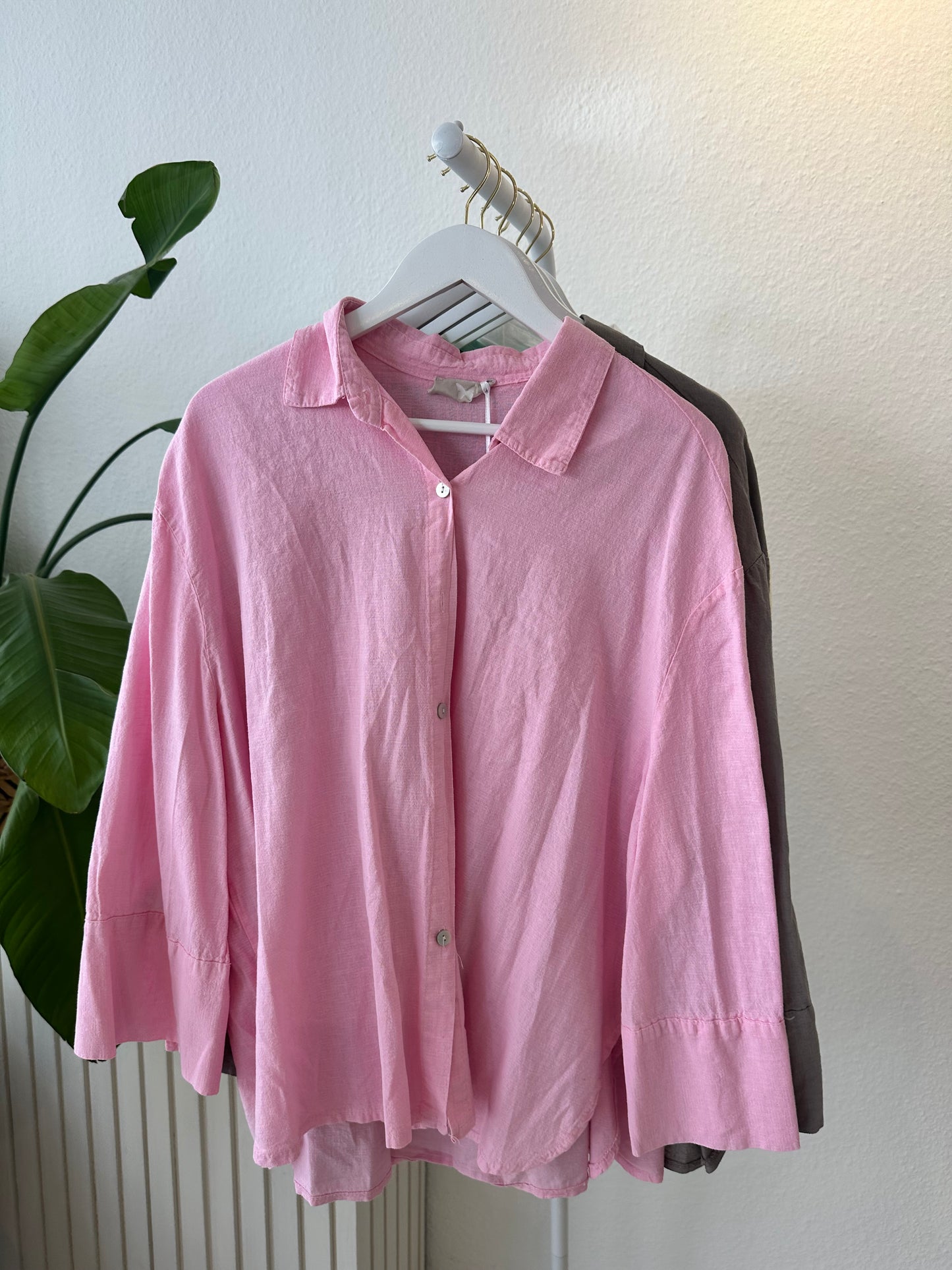 Leinen Bluse