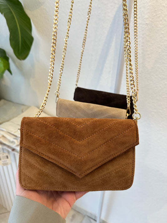 Leder clutch