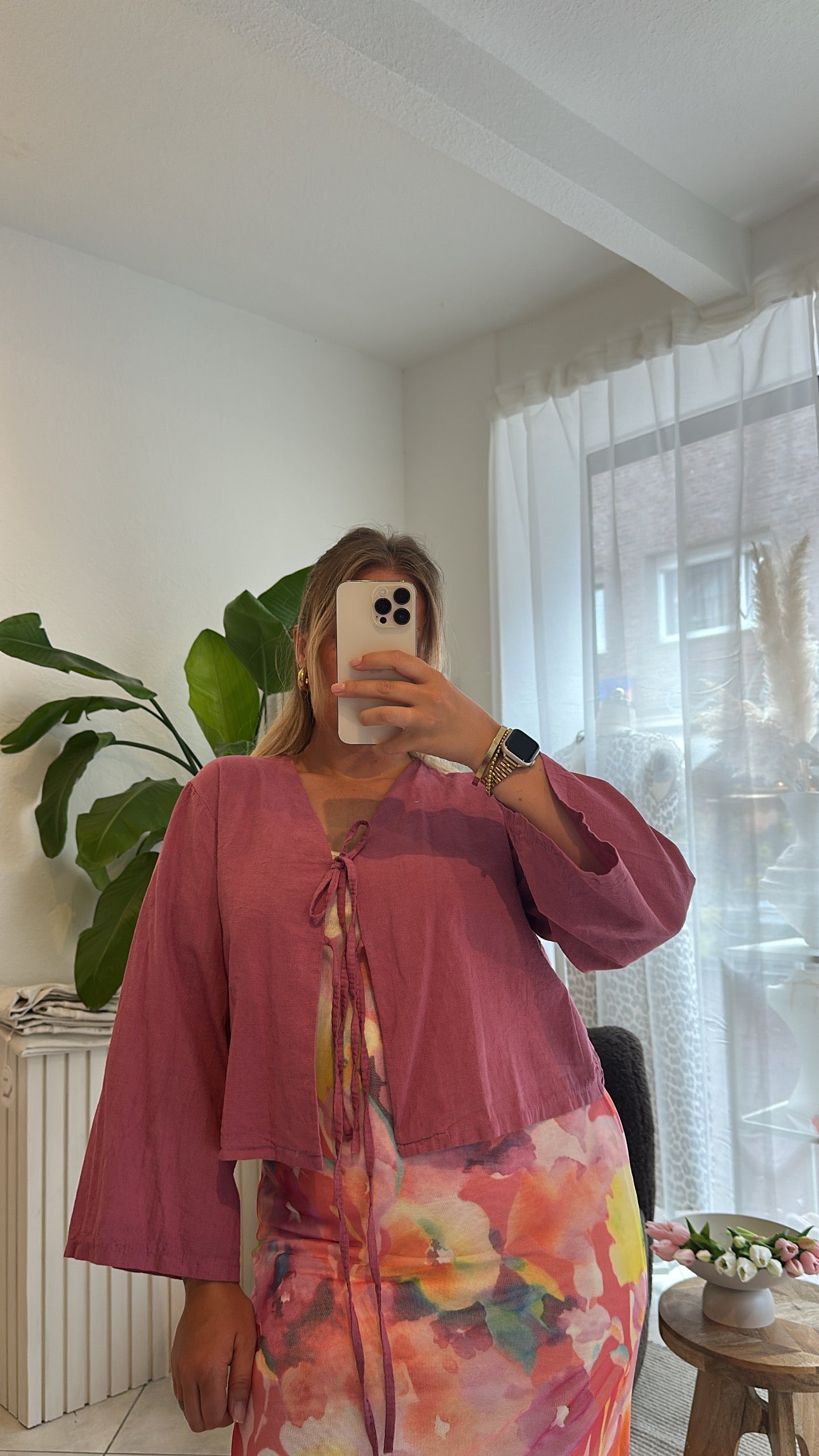 Leinen bluse
