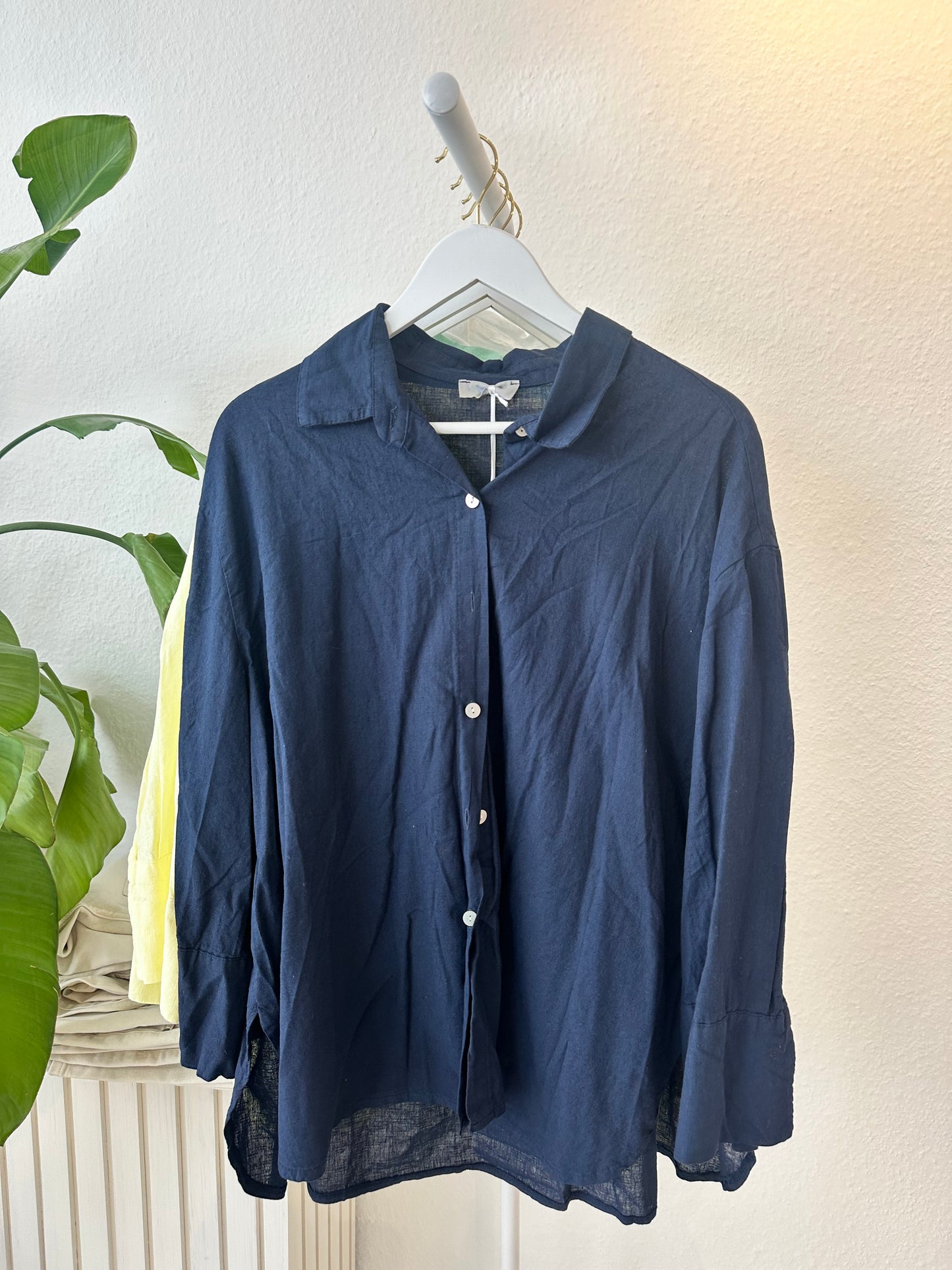 Leinen Bluse