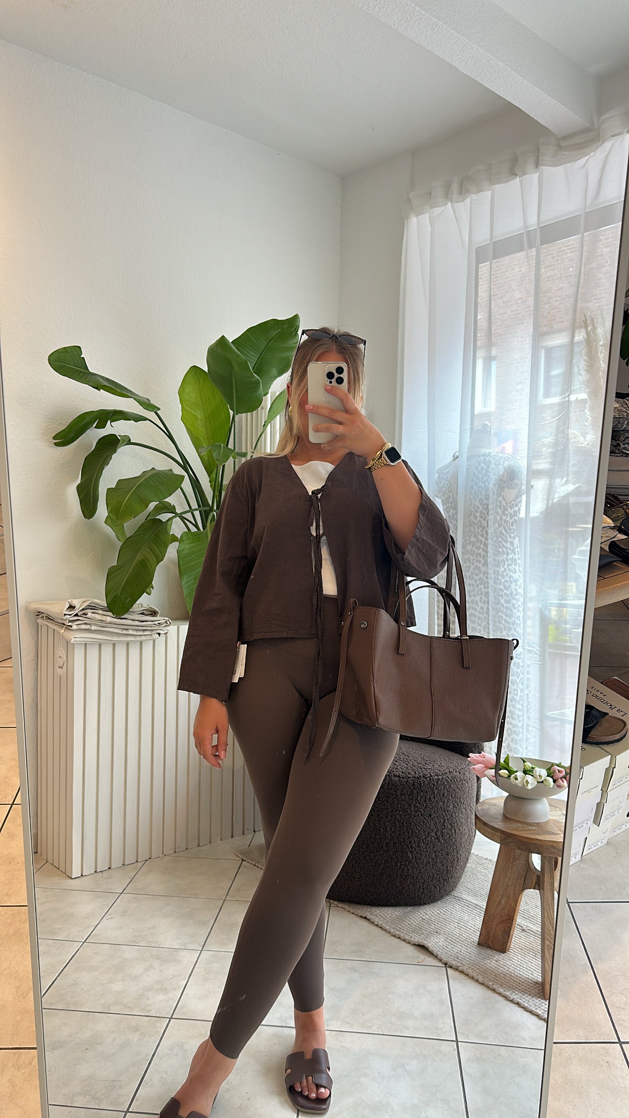 Leinen bluse