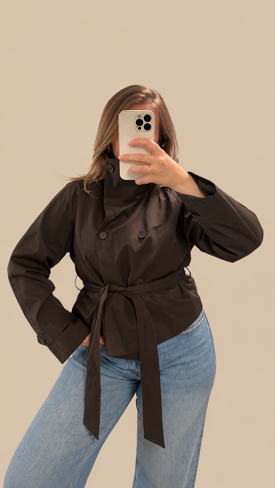 Kurzer Trenchcoat