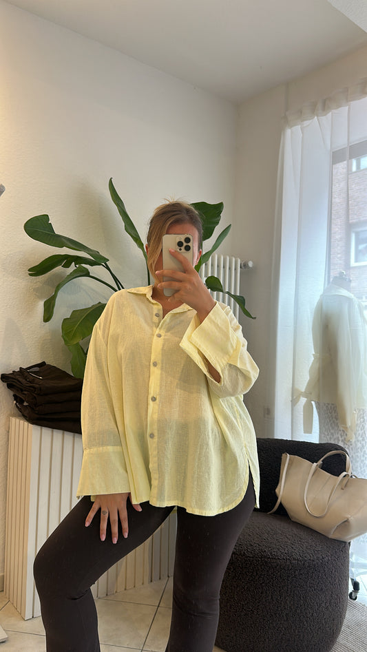 Leinen Bluse