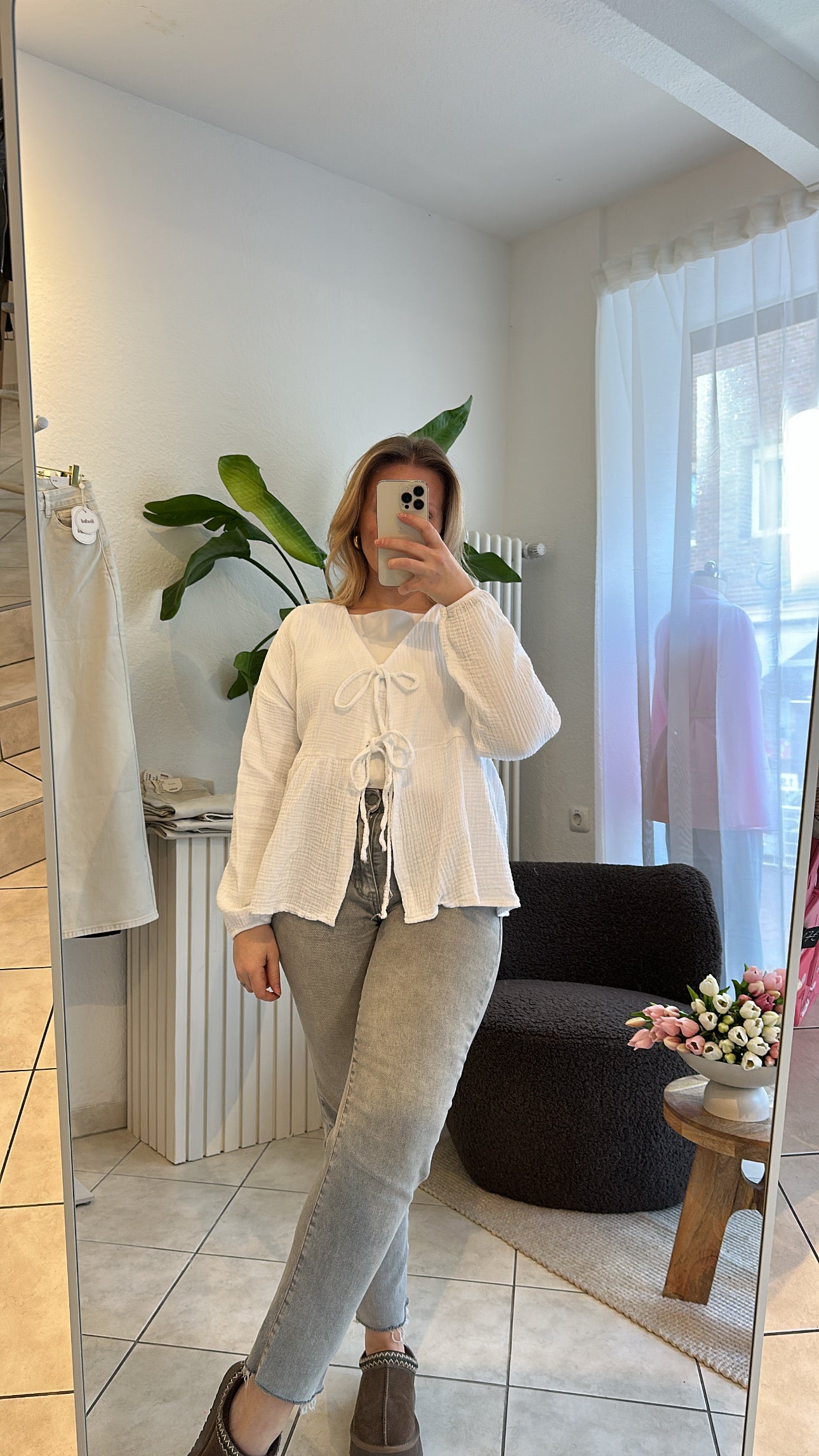 Musselin Bluse