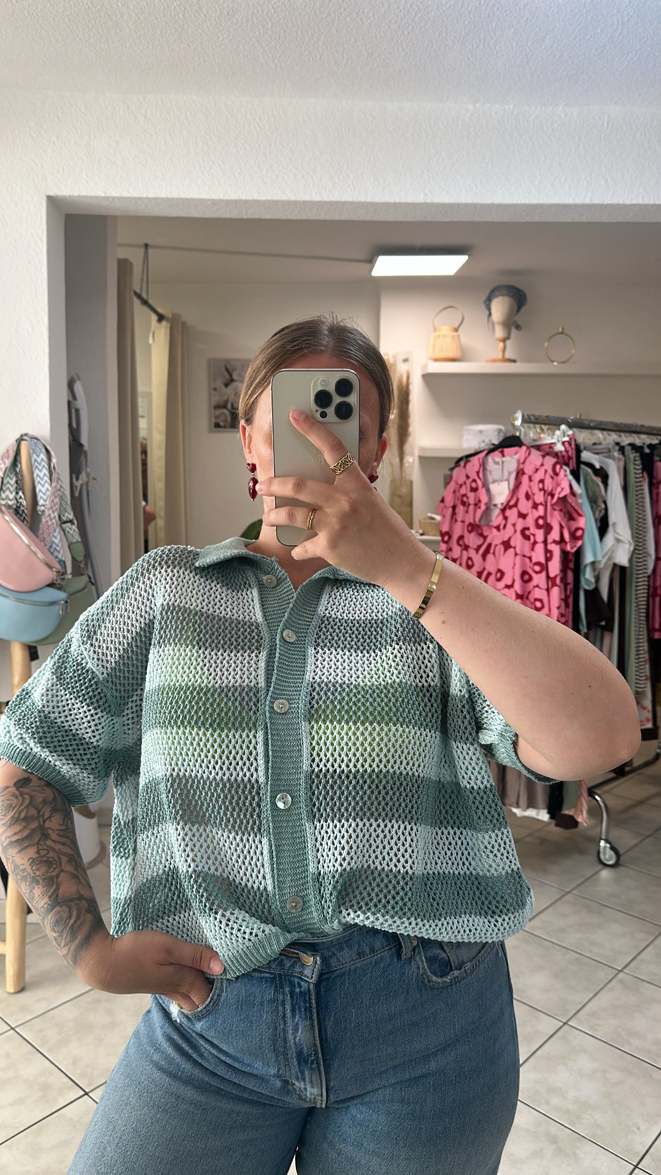 Strick Shirt Vers. Farben