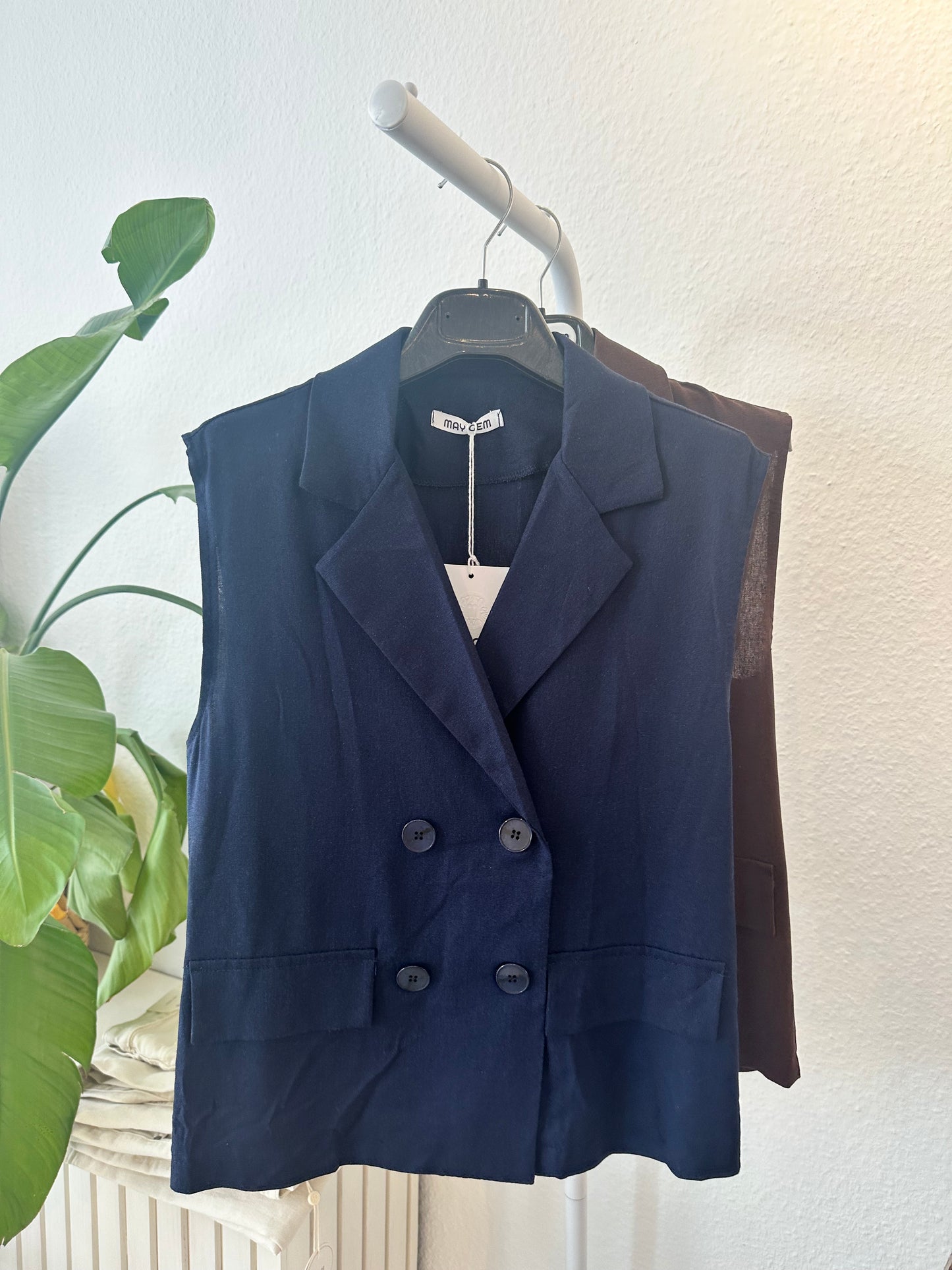 Ärmelloser Blazer