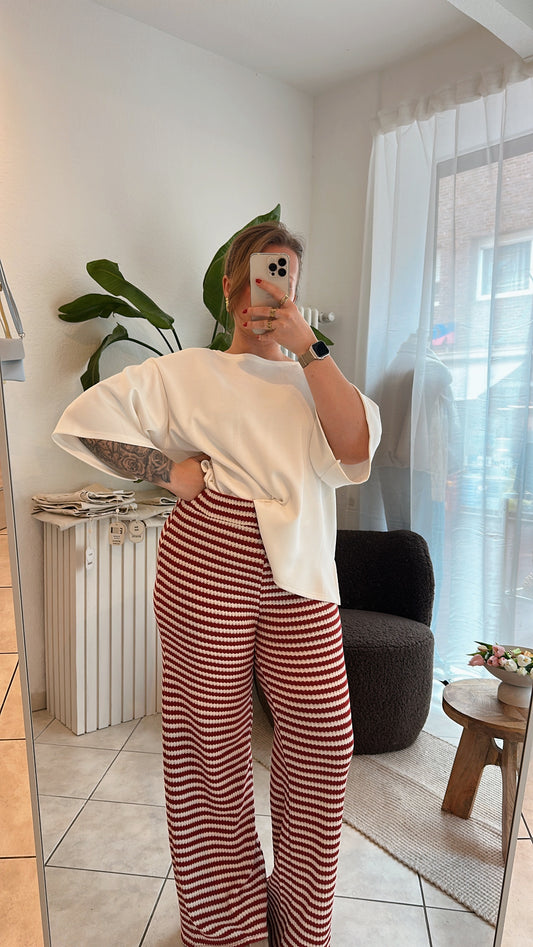 Streifen Hose