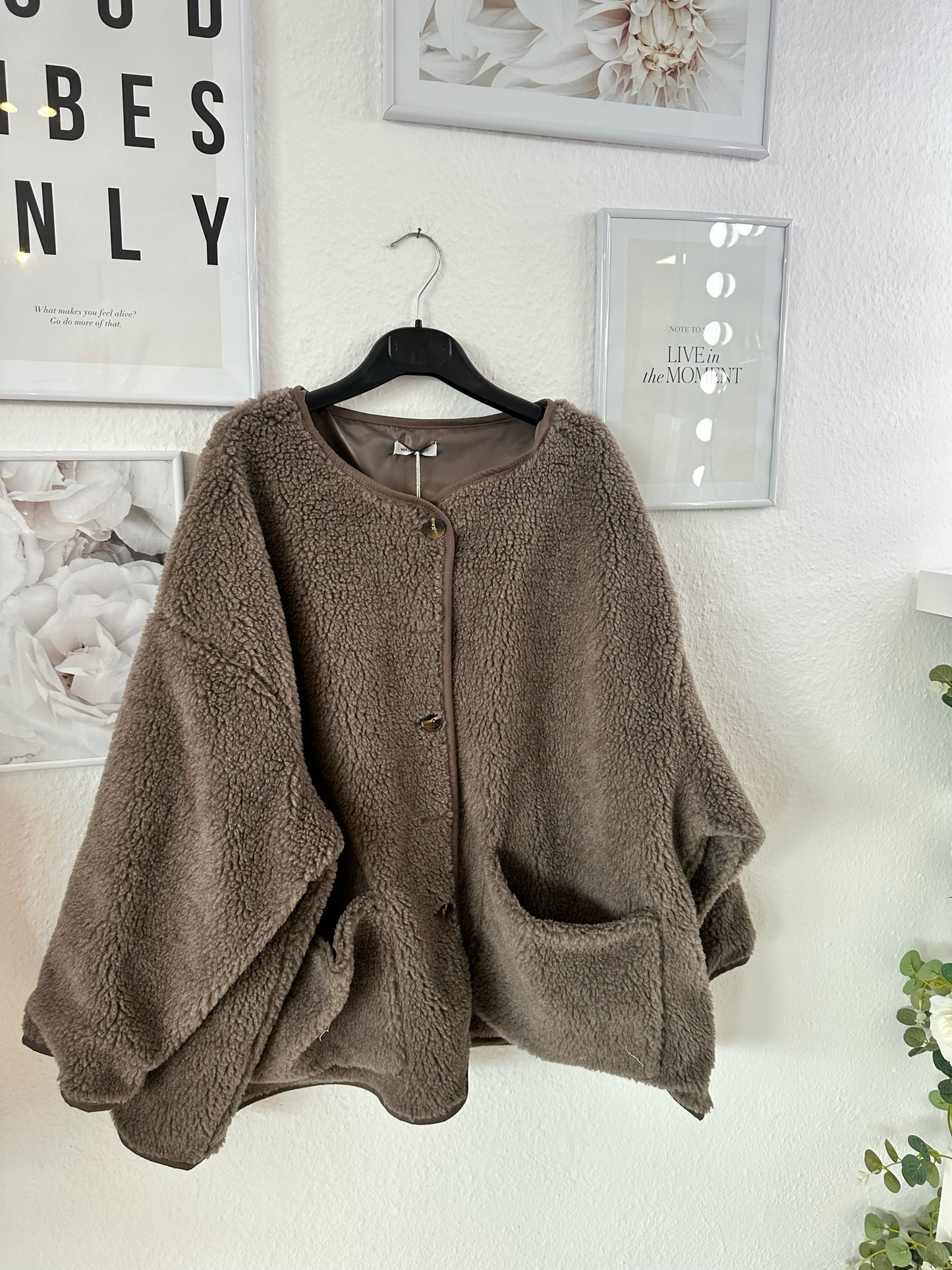 Teddy Oversize Jacke
