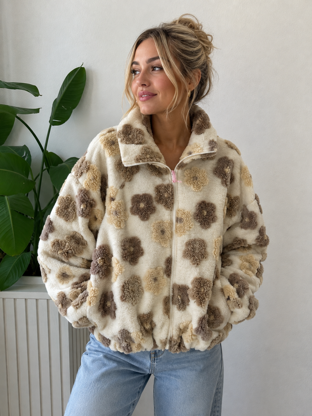Blumen Jacke