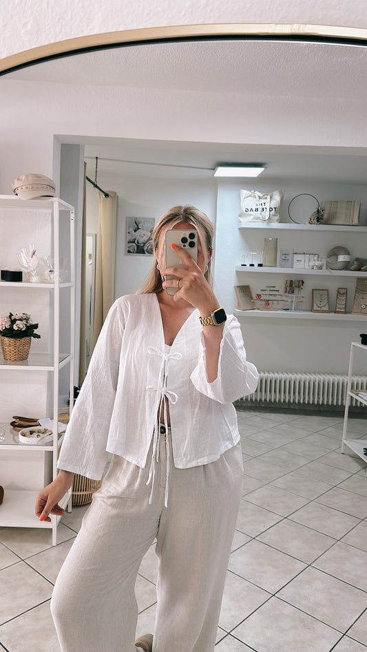 Leinen bluse