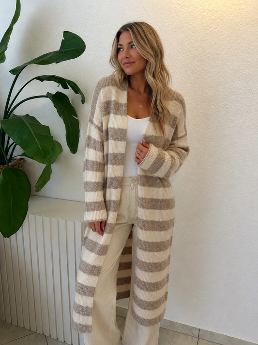 Maxi Cardigan Vers Farben