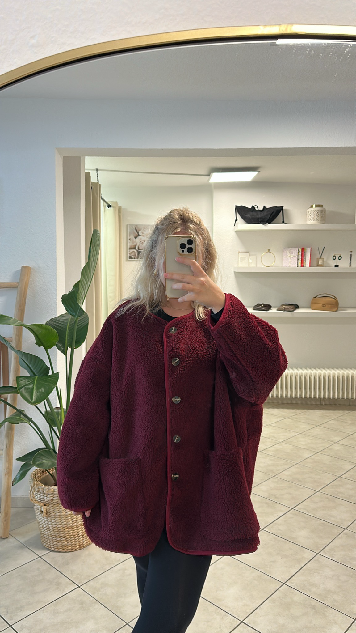 Teddy Oversize Jacke