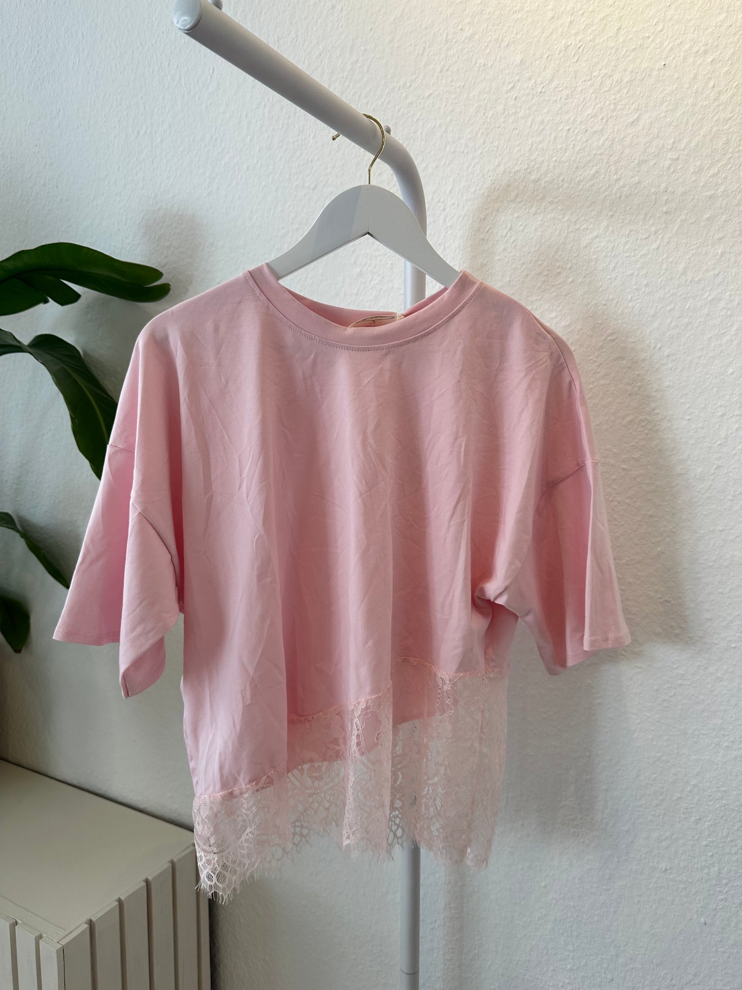 Shirt mit spitze