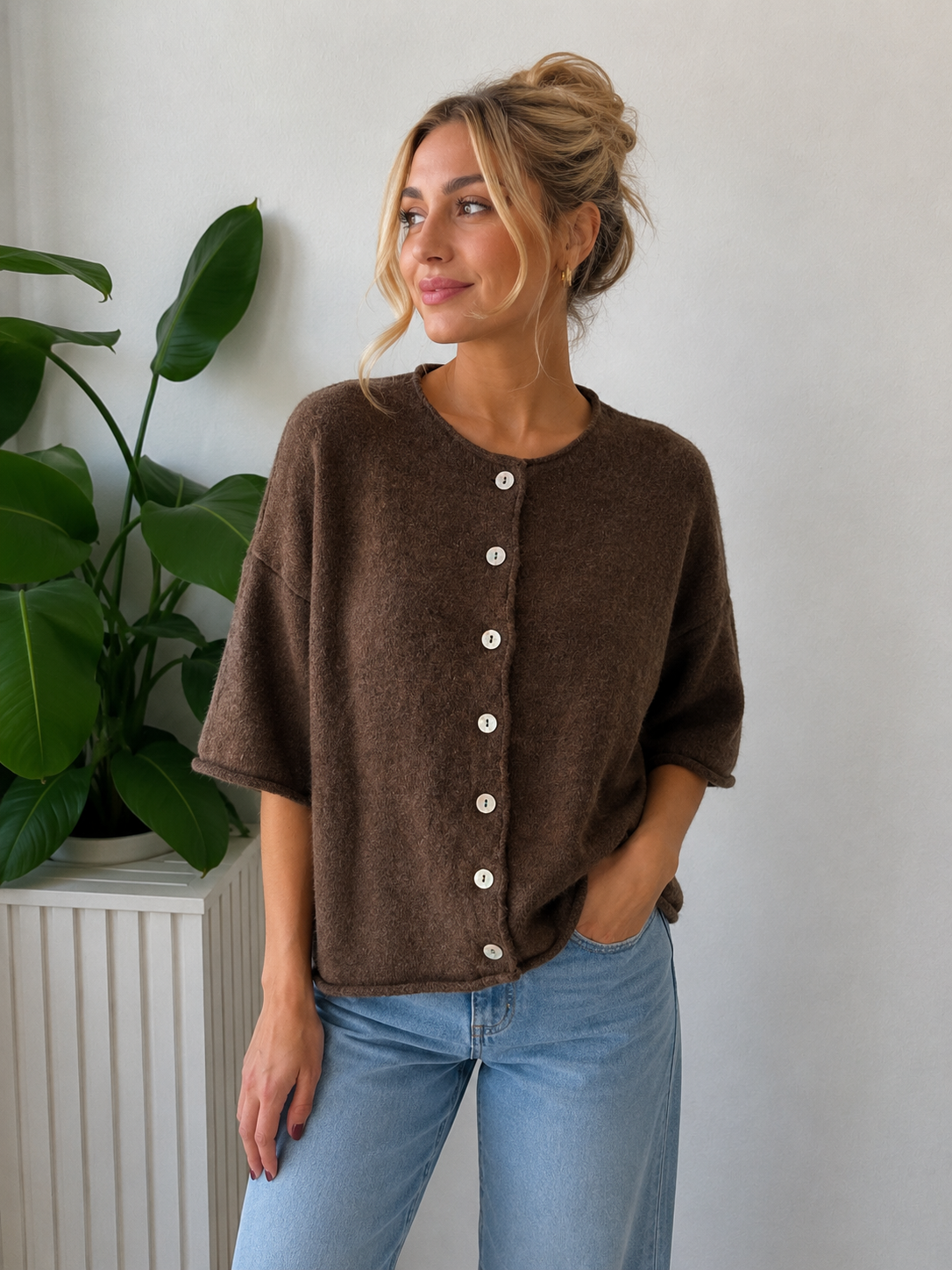 Cardigan kurzarm