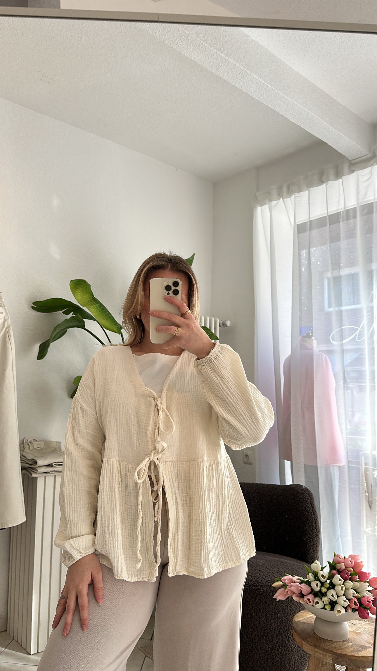 Musselin Bluse