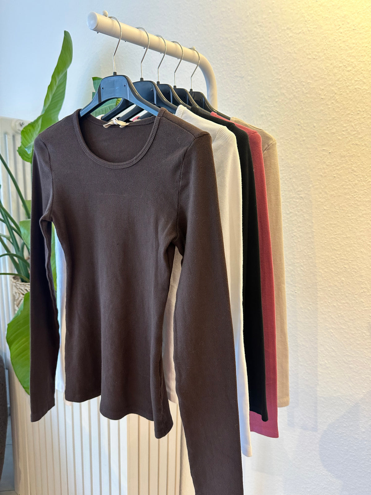 Basic Shirt gerippt