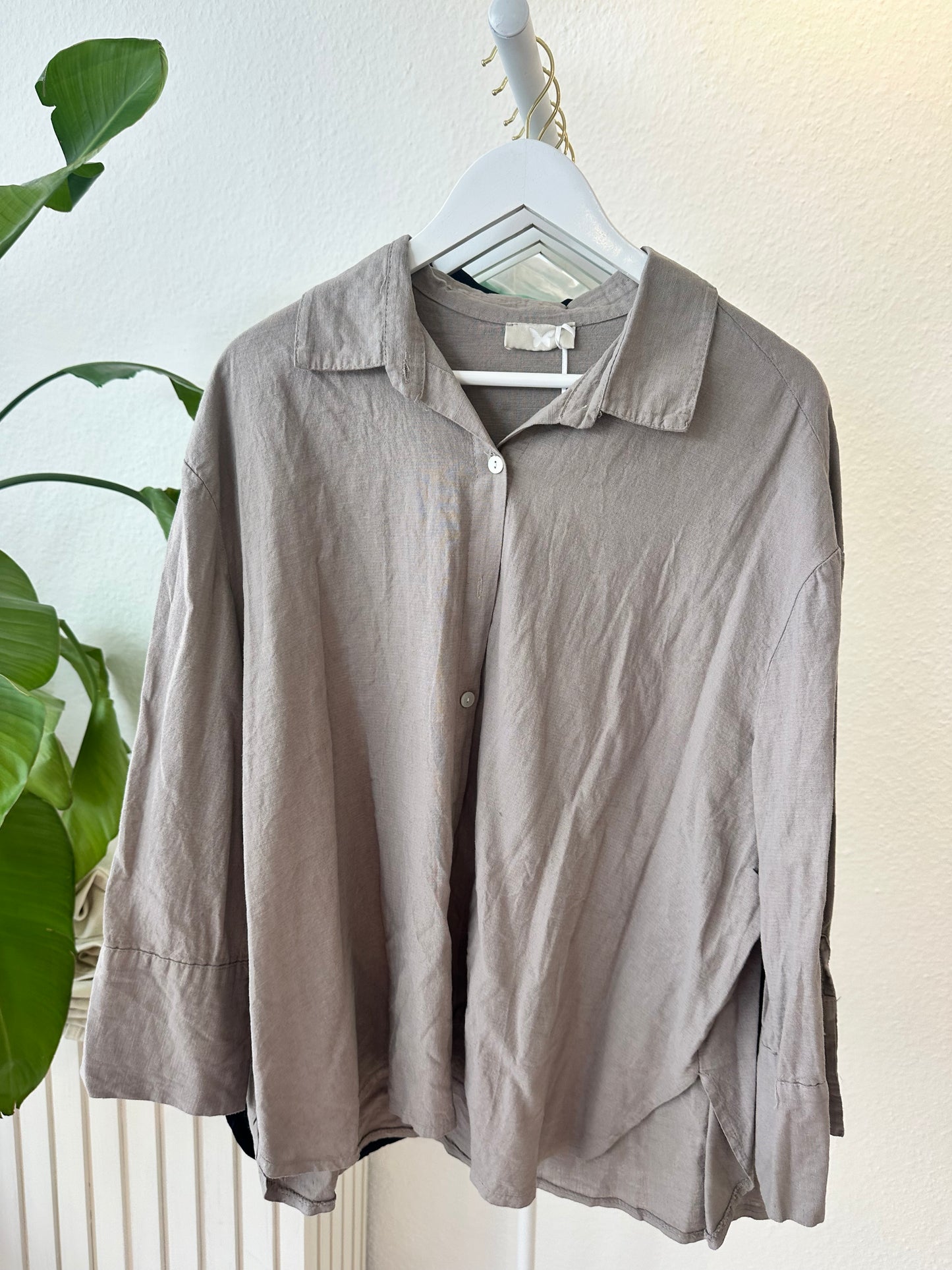 Leinen Bluse