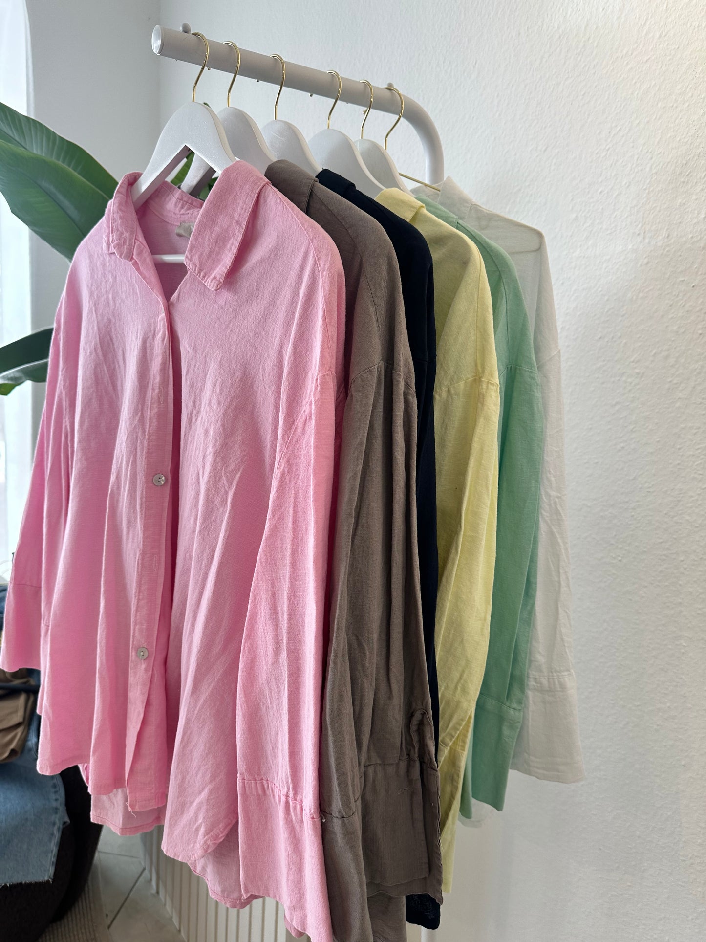 Leinen Bluse